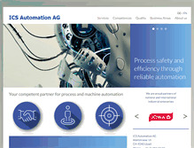 Tablet Screenshot of ics-automation.com